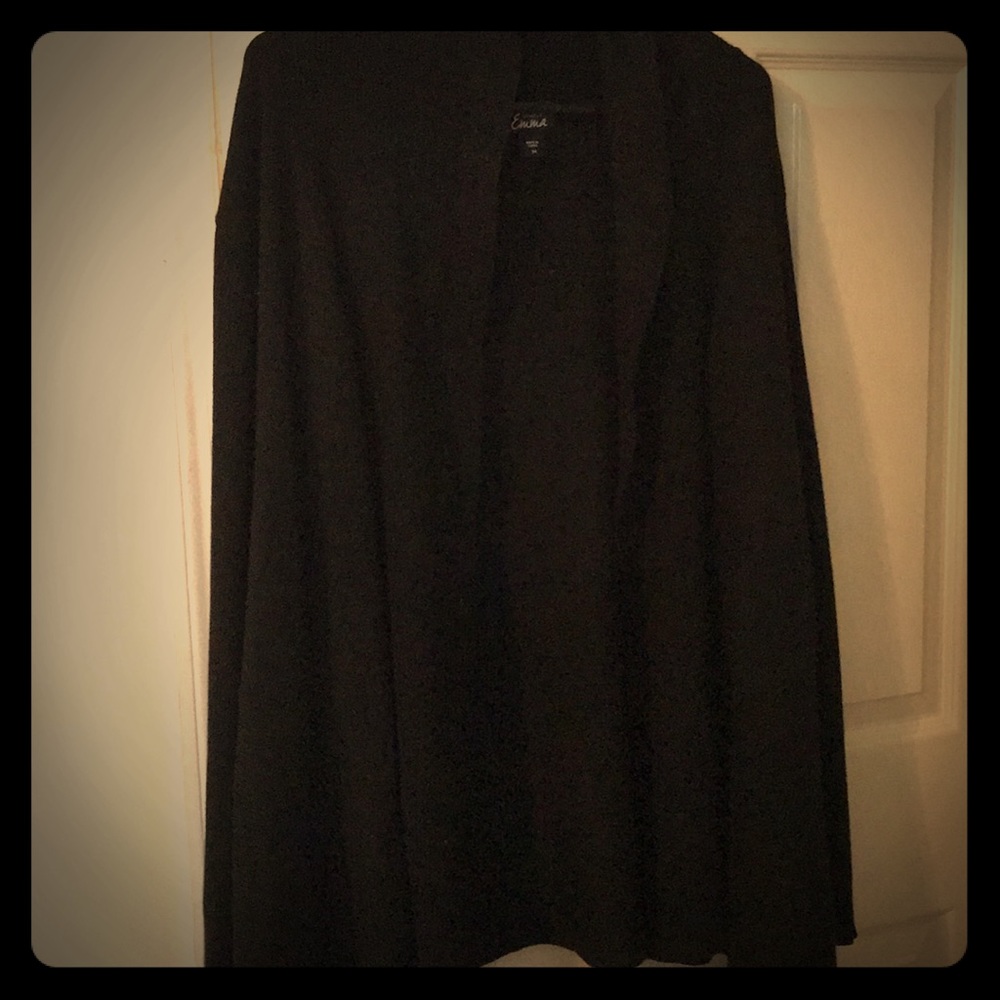 Black cardigan